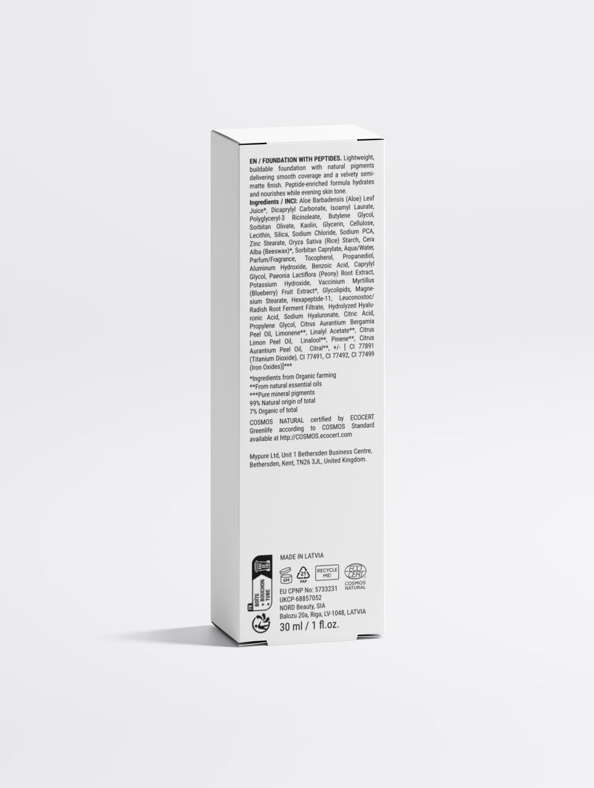 Foundation with Peptides, 50 Deep Cool